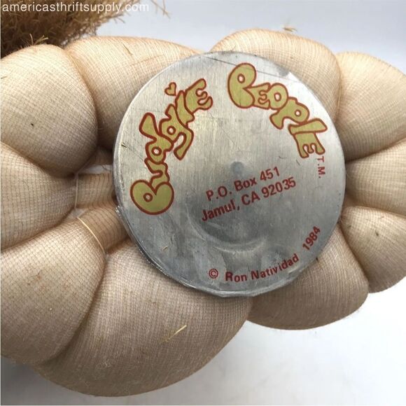 Vintage Very Rare Pudgie People Handcrafted Soft Sculpture Doll - Picture 6 of 6